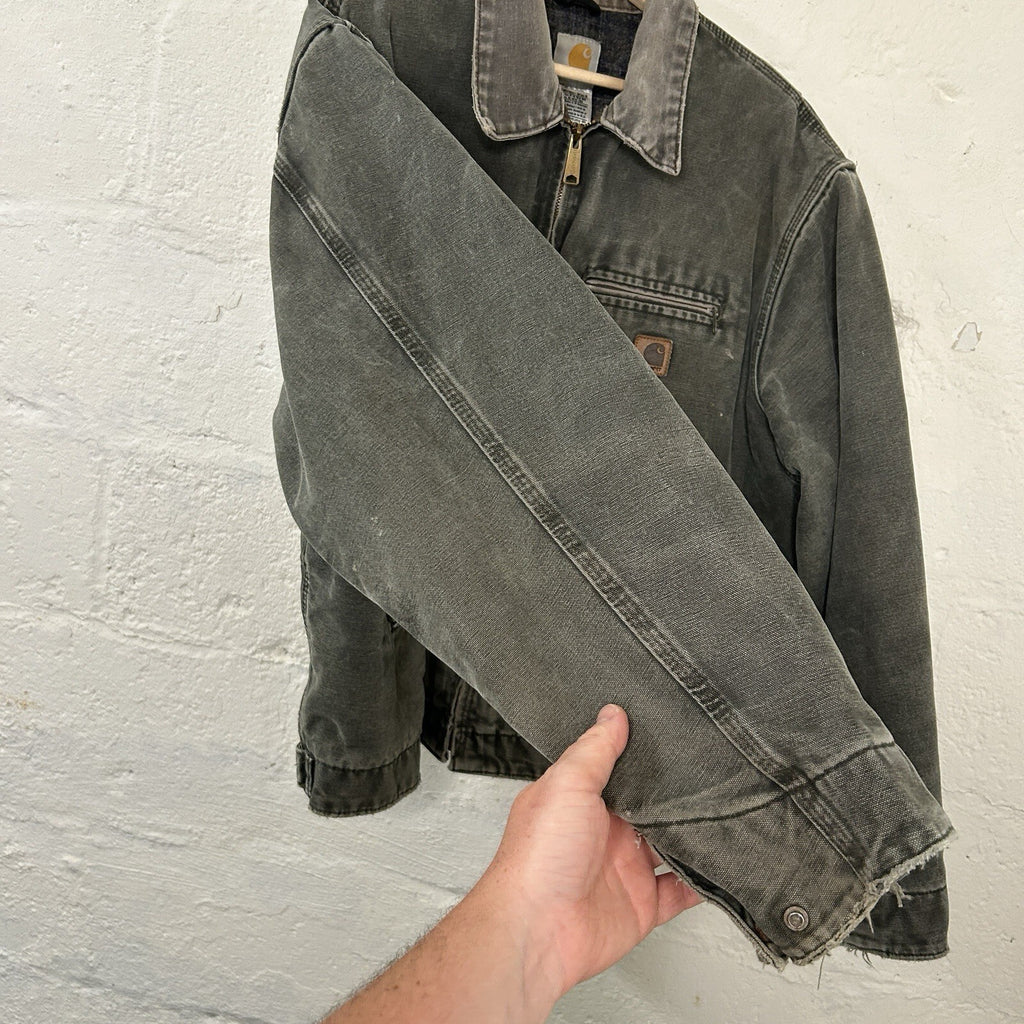 Vintage Carhartt Blanket-Lined Detroit Jacket “Moss Green” J97 MOS Men’s X-Large
