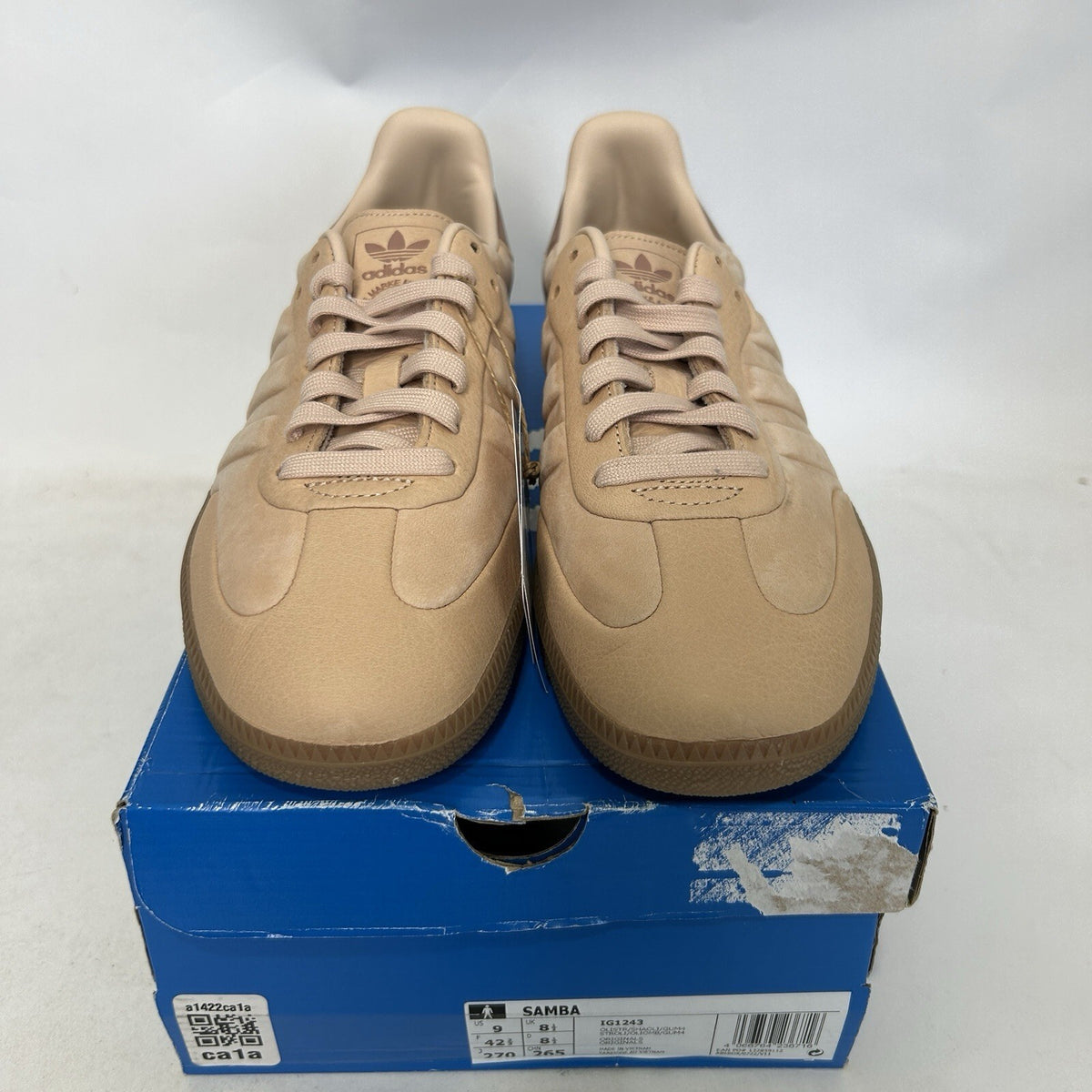 Adidas Original Samba Shoes “Halo Blush Gum” IG1243 Men’s 9 New