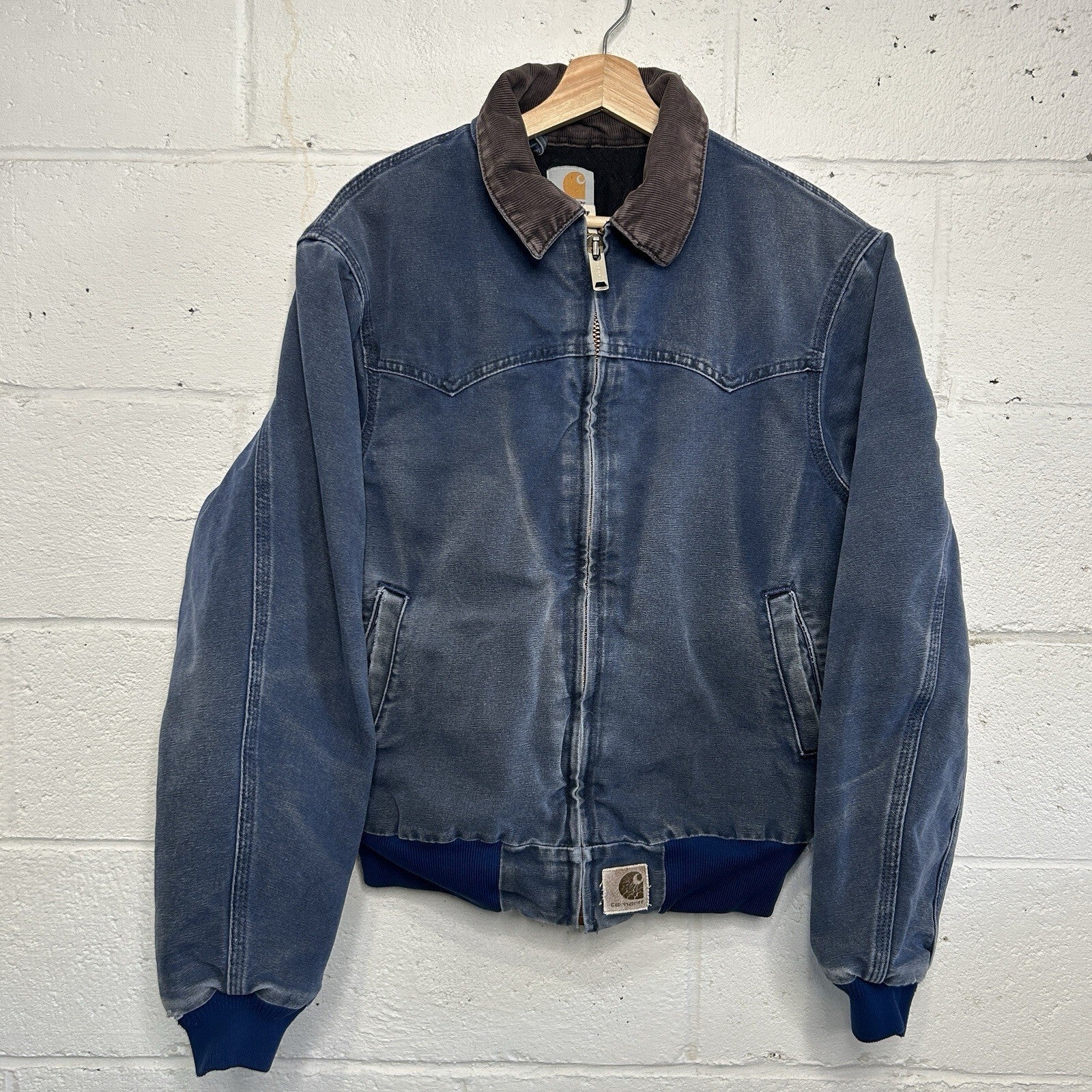 Vintage Carhartt Quilted Santa Fe Jacket “Blue” J14 BLU Men’s Medium Rare