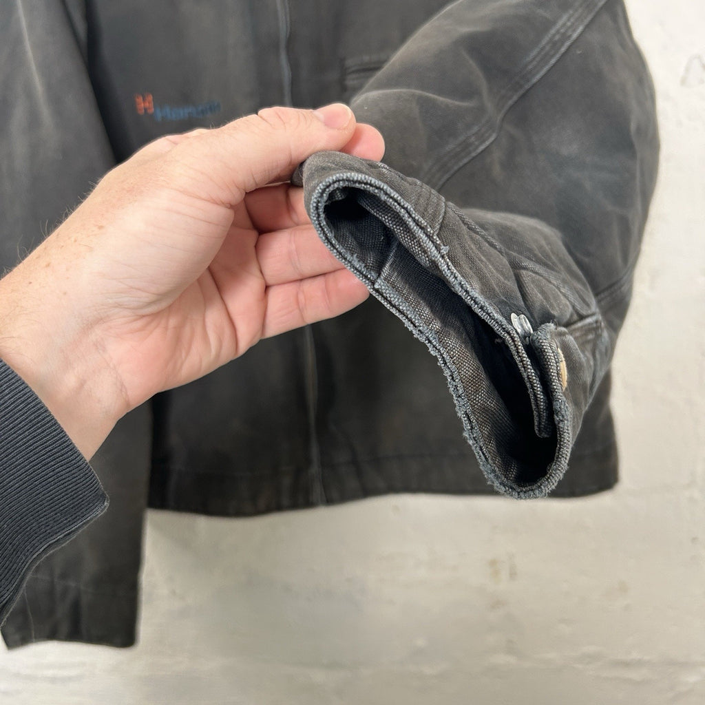 Vintage Carhartt Blanket-Lined Detroit Jacket “Black” J01