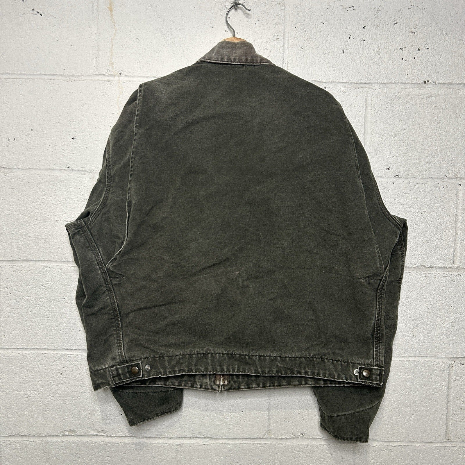 Vintage Carhartt Blanket-Lined Detroit Jacket “Moss Green” J97 MOS Men’s X-Large