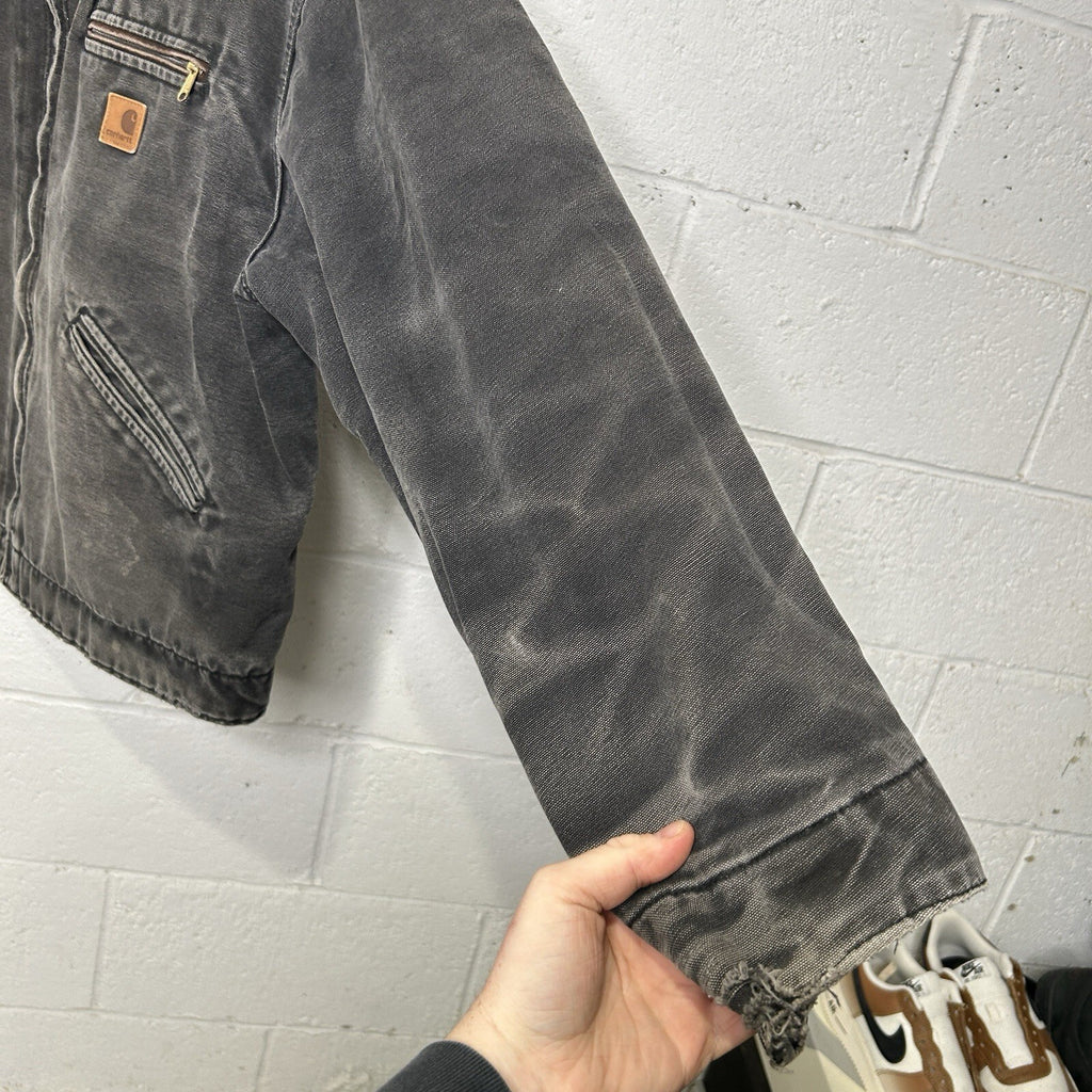 Vintage Distressed Blanketed Carhartt Detroit Jacket “Black” J97 BLK Men’s XL