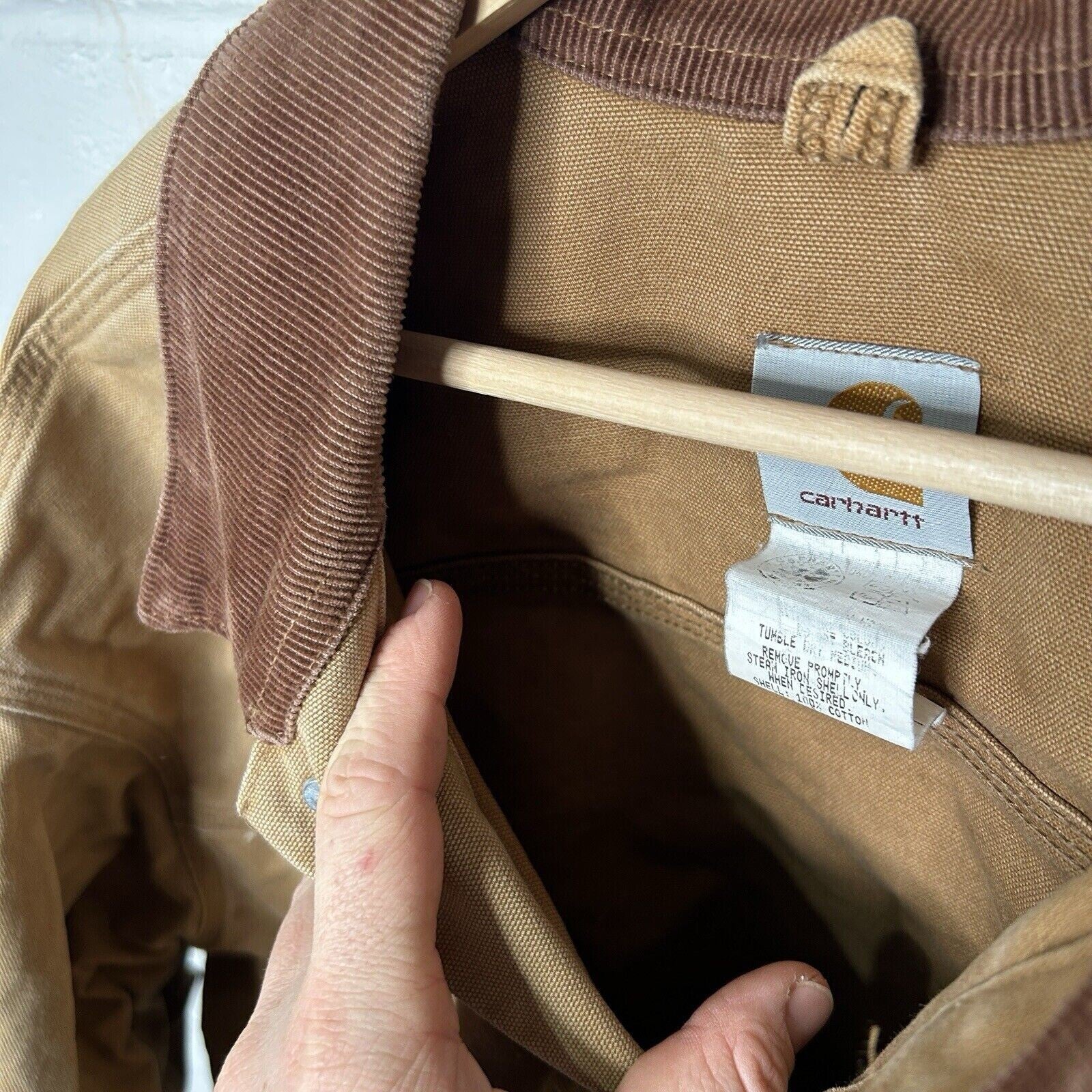 Vintage Carhartt Unlined Trucker Jacket “Tan” J109 BRN