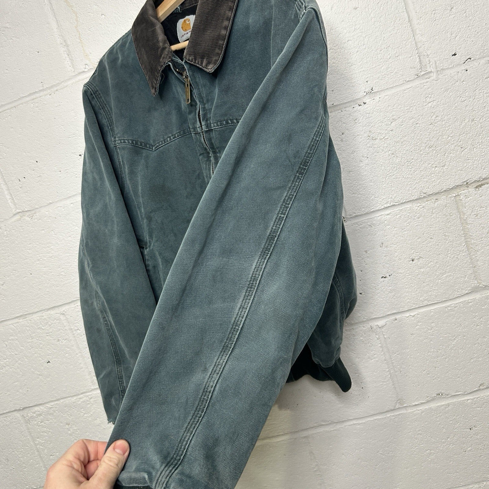 Vintage Carhartt Santa Fe Jacket “Hunter Green” J14 HTG Men’s Large