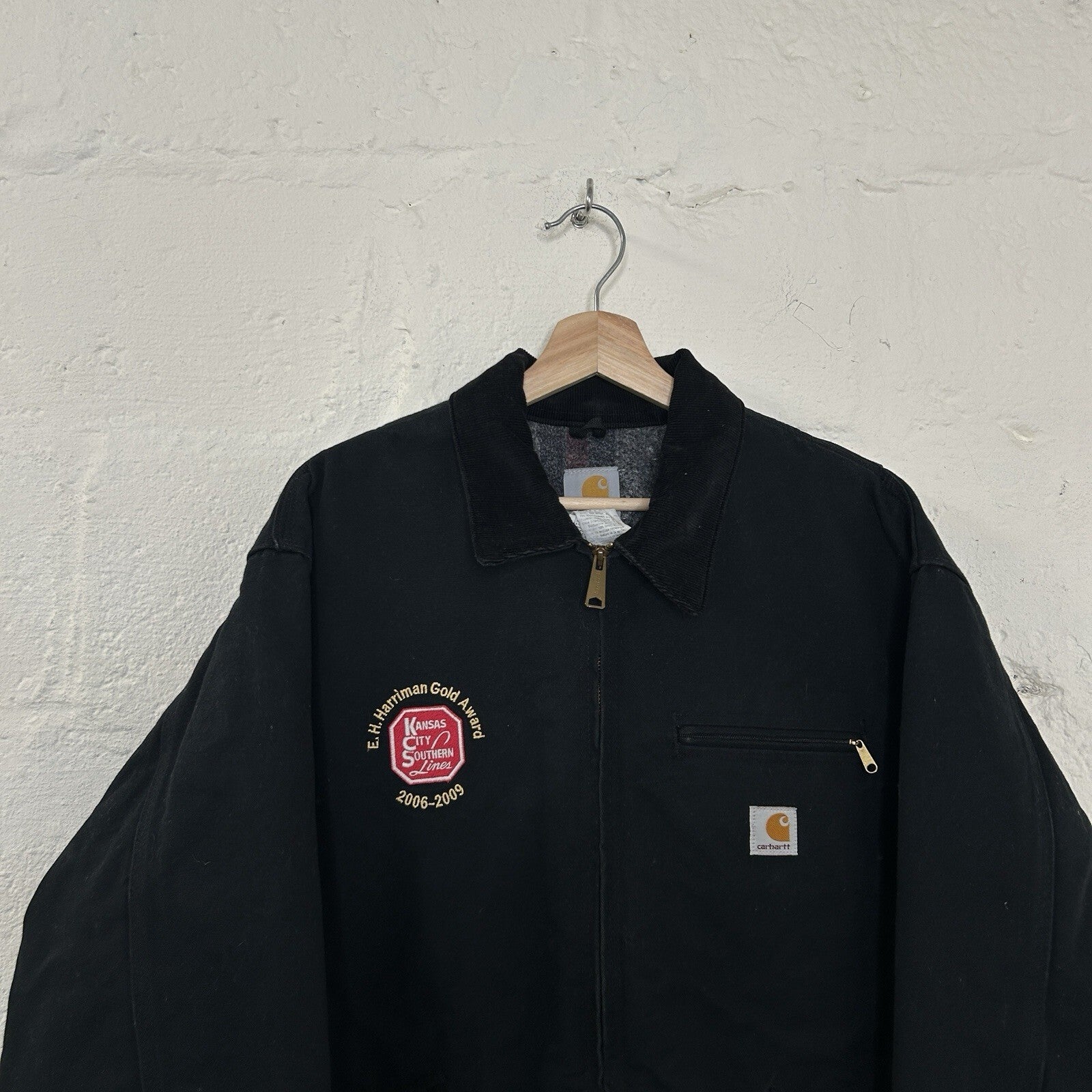 Vintage Carhartt Blanket-Lined Detroit Jacket “Black” J01 BLK Men’s X-Large