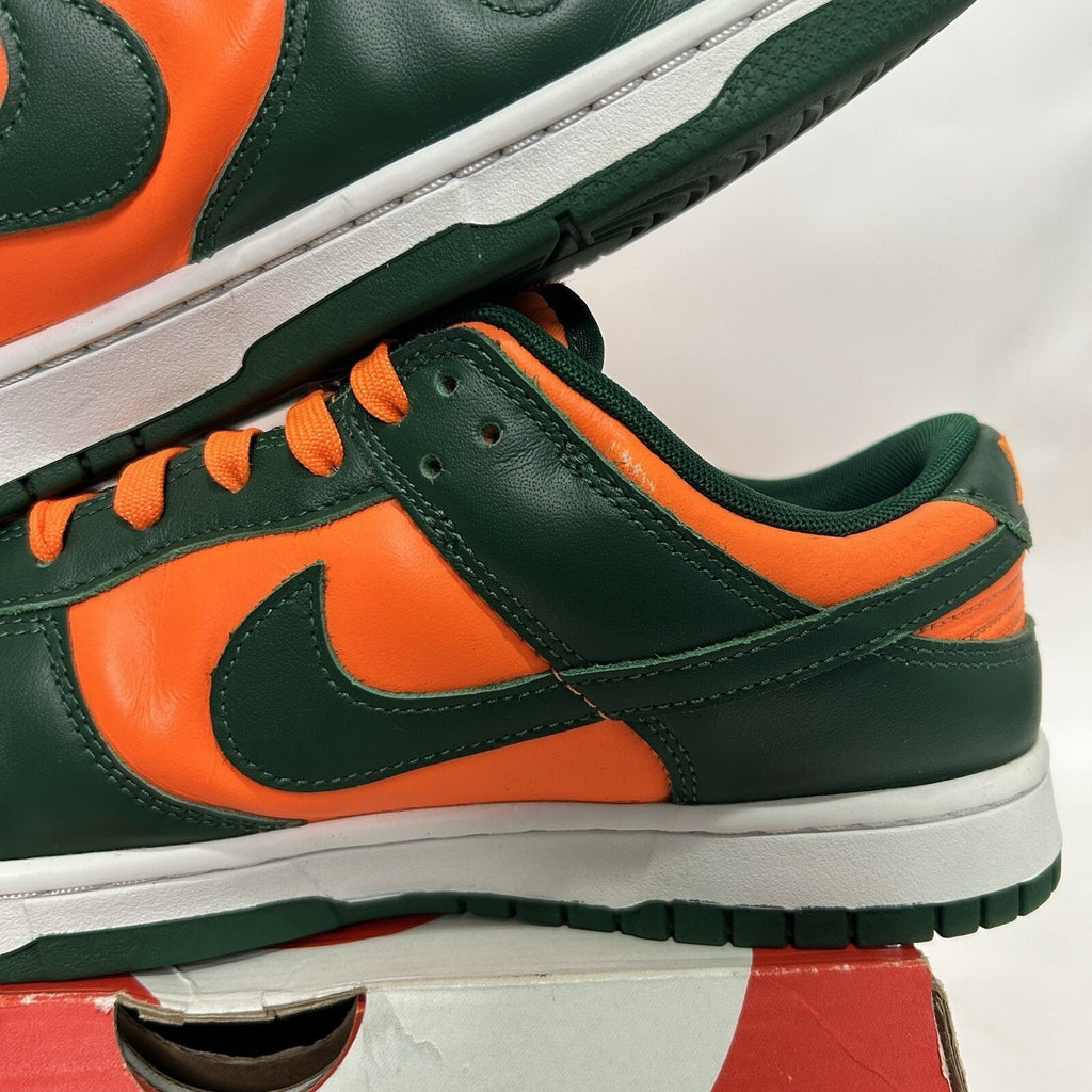 Nike Dunk Low Retro “Miami Hurricanes/Gorge Green”