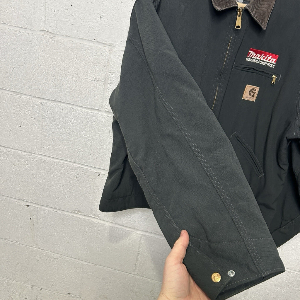 Vintage Carhartt Blanket-Lined Detroit Jacket “Charcoal” J128 CHR Men’s X-Large