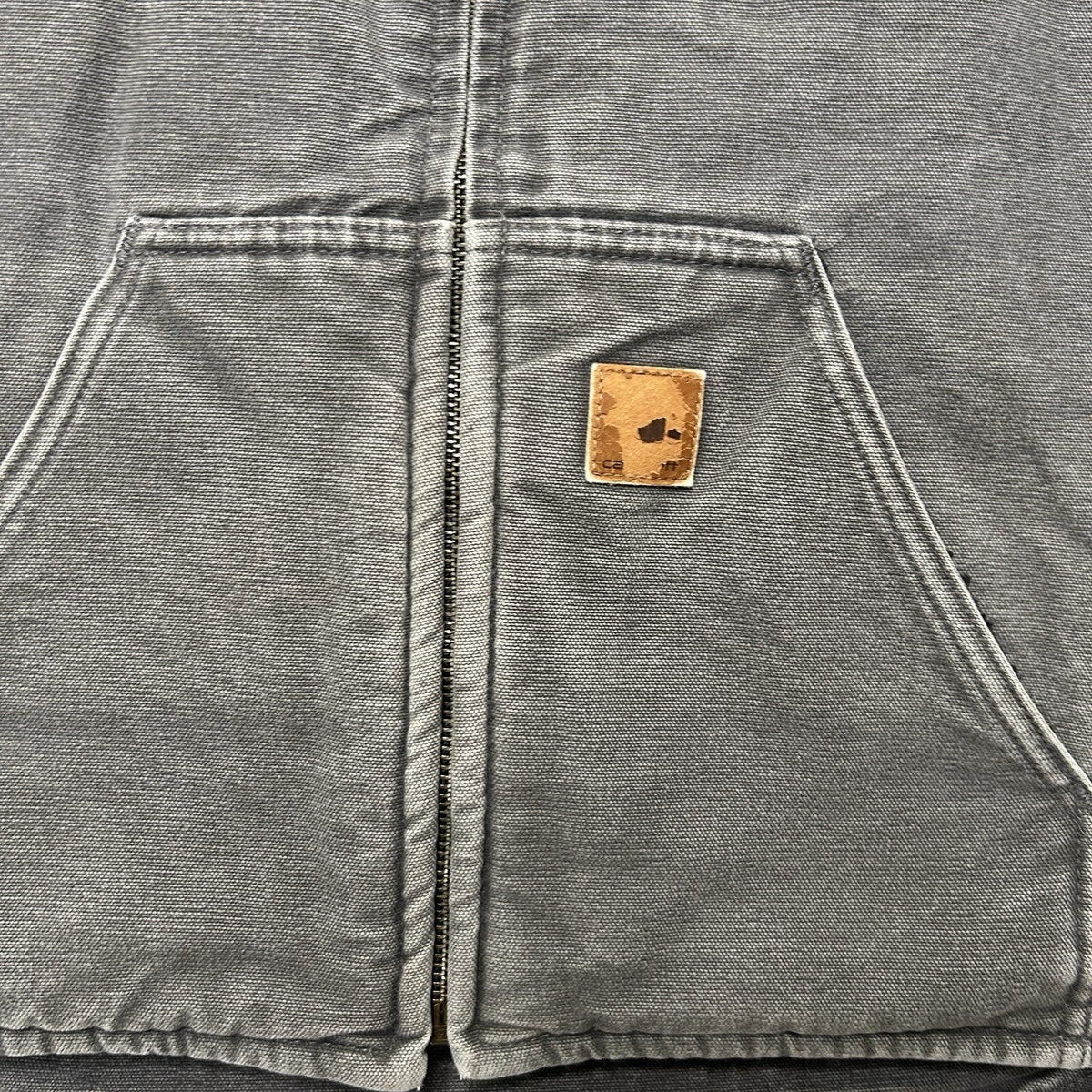 Carhartt Sandstone Sherpa-Lined Vest “Gravel” V33 GVL
