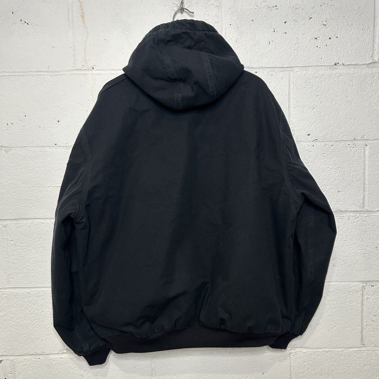 Vintage Carhartt Quilted Hooded Active Jacket “Black” J280 BLK Men’s X-Large