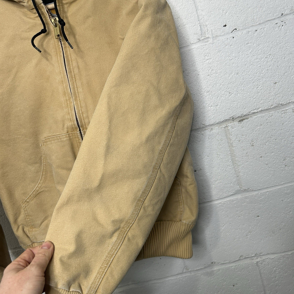 Vintage Carhartt Quilted Hooded Active Jacket “Wheat” J130 WET Men’s Small
