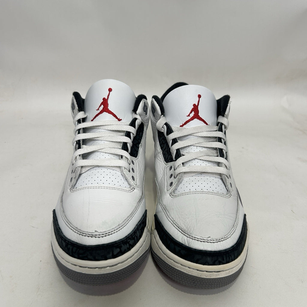 Nike Air Jordan 3 Retro “Cement Grey Summit White Fire Red” CT8532-106 Men’s 9.5
