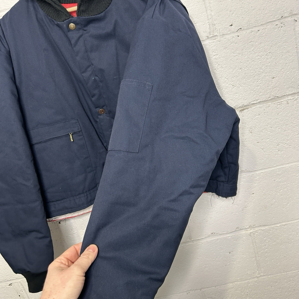 Vintage Carhartt Coverall Cropped Jacket “Navy” Detroit Style