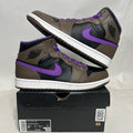 Nike Shoes Air Jordan 1 Mid Retro “Palomino/Purple Mocha” 2024