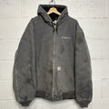 Carhartt Quilted Hooded Active Jacket “Gravel/Grey” J140-GVL Men’s X-Large