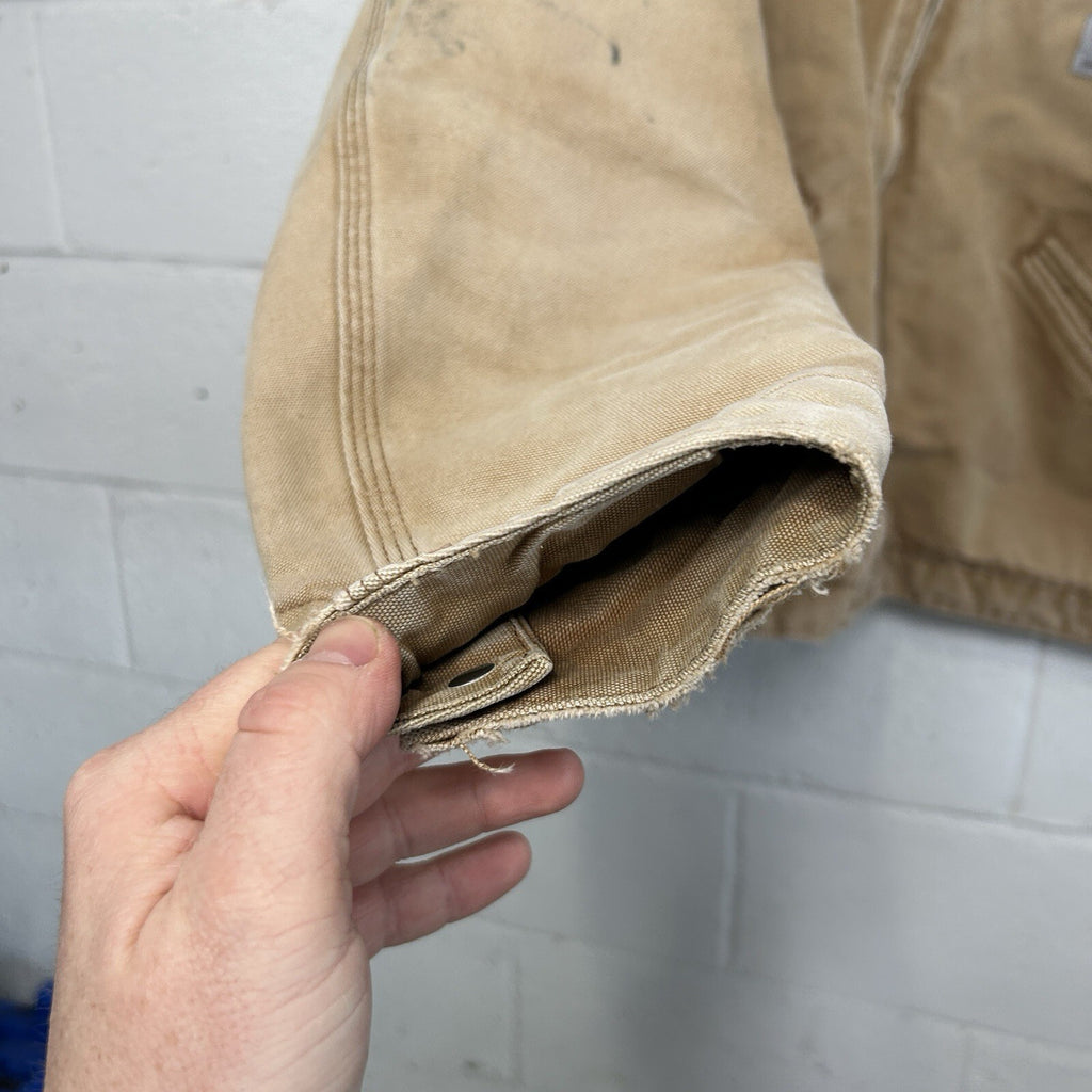 Vintage Carhartt Blanket-Lined Detroit Jacket “Brown” J01 BRN 44R/Men’s Large