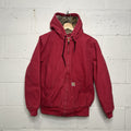 Carhartt Quilted Camo-Lined Hooded Active Jacket “Crabapple” 101732-624 Small