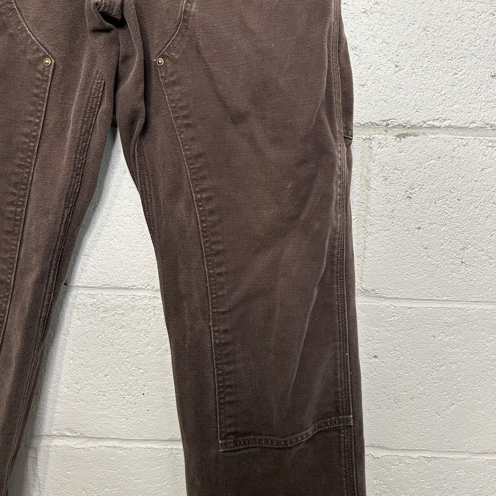 Vintage Carhartt DoubleKnee Dungaree Pants “Dark Brown”