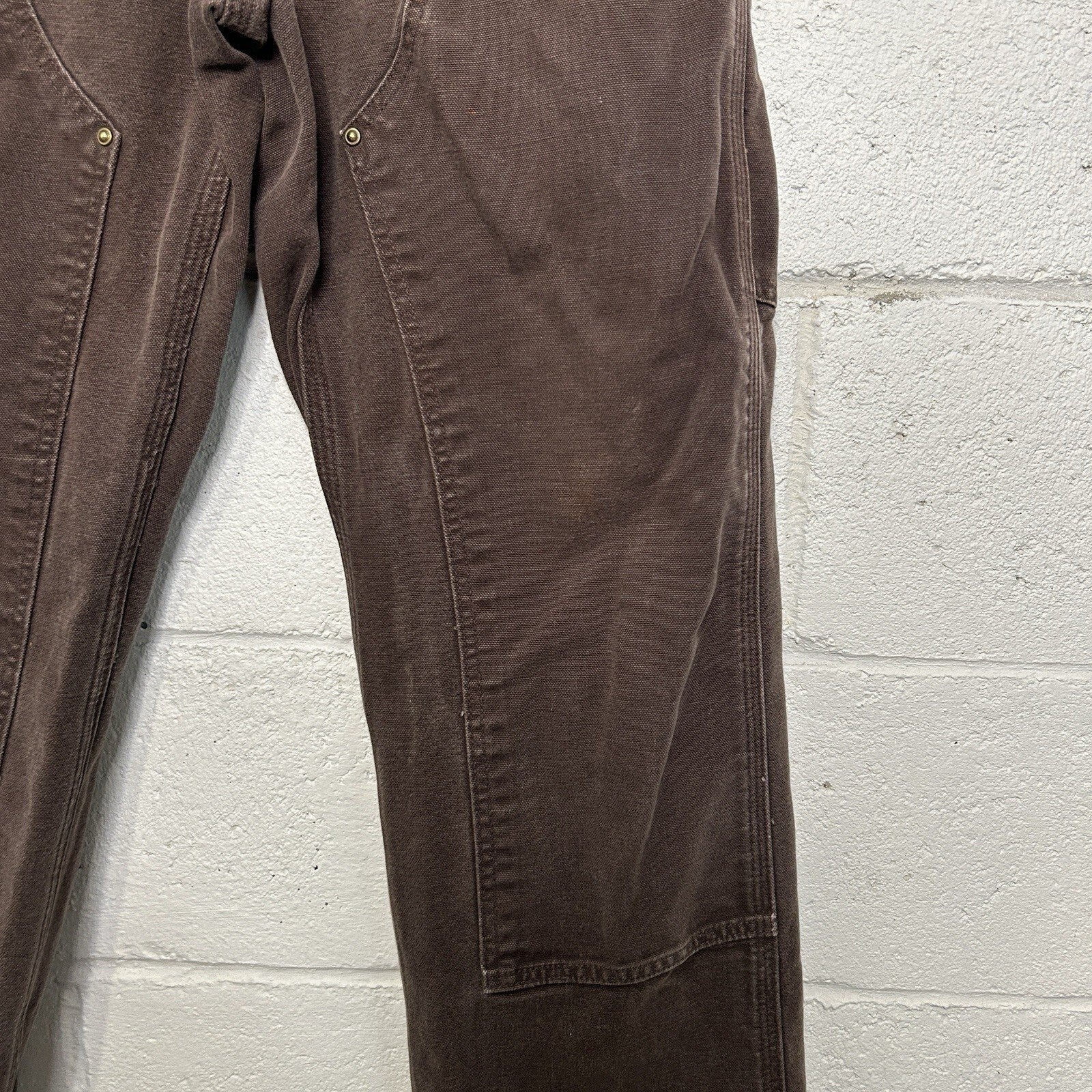 Vintage Carhartt DoubleKnee Dungaree Pants “Dark Brown”