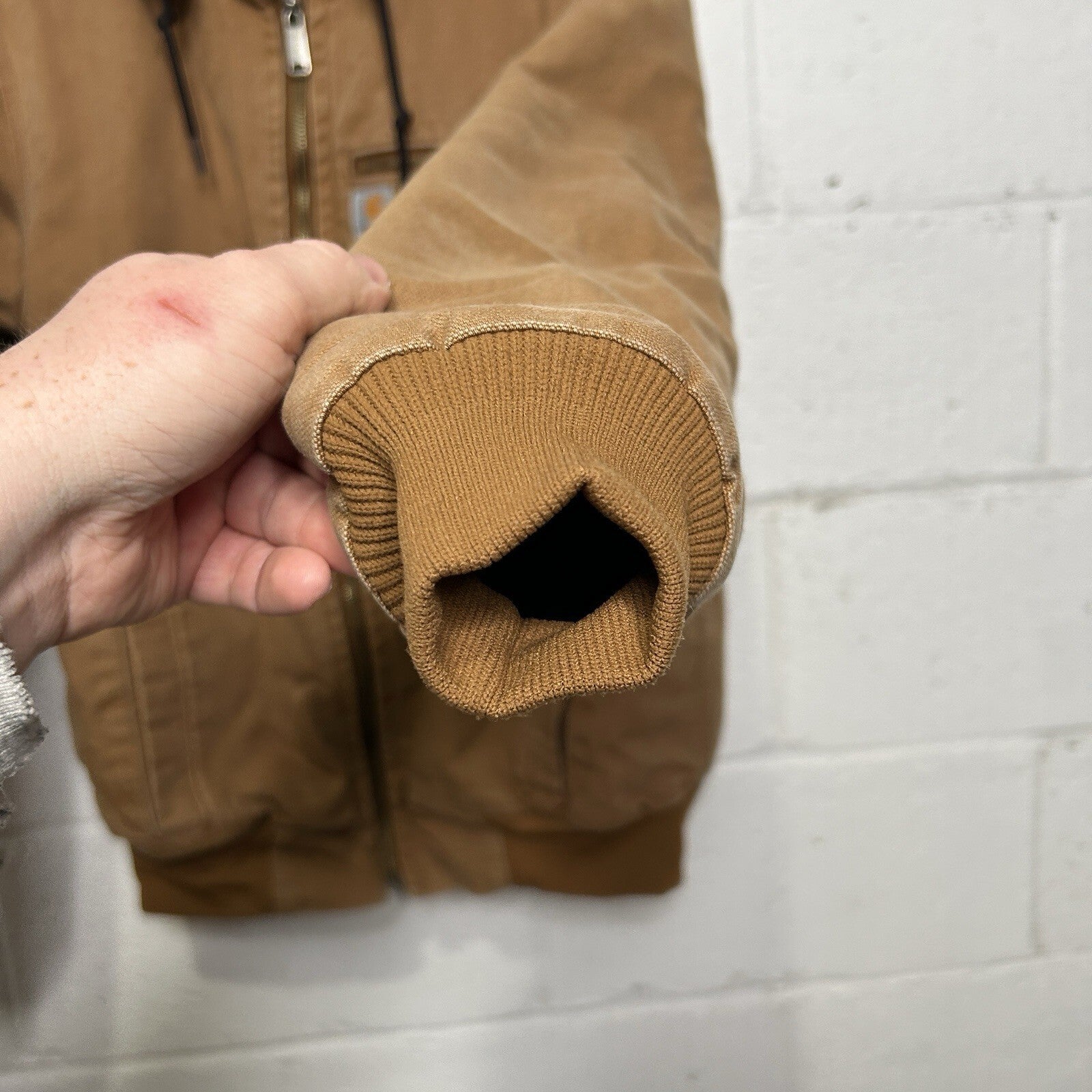 Carhartt Sherpa-Lined Wildwood Jacket “Brown” 100815-211 Women’s Medium