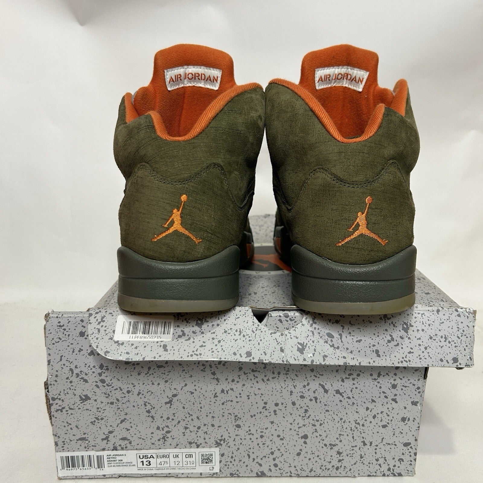 Nike Air Jordan 5 Retro OG “Olive/Green Orange Grey” DD0587-308 Men's 13
