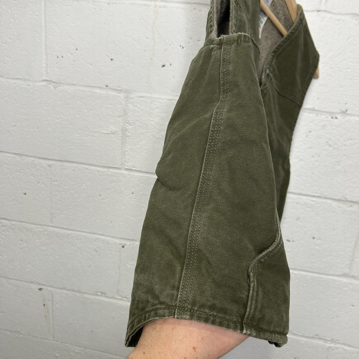 Vintage Carhartt Sherpa-Lined Vest “Light Olive” V26 LOV