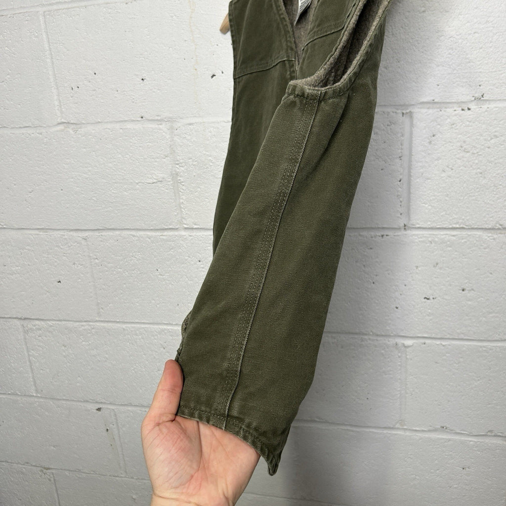 Vintage Carhartt Sherpa-Lined Vest “Light Olive” V26 LOV