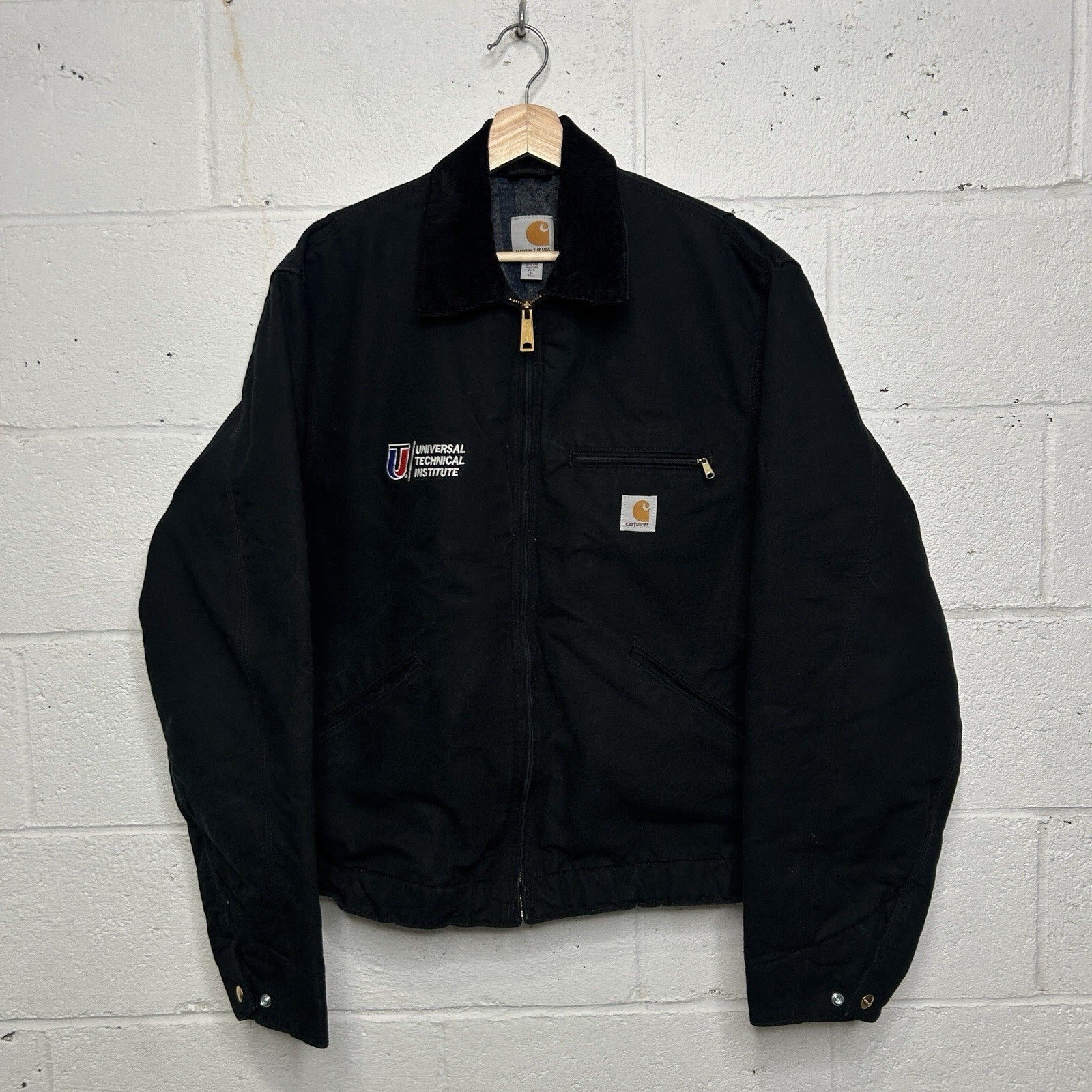 Carhartt Blanket-Lined Detroit Jacket “Black” J001-BLK