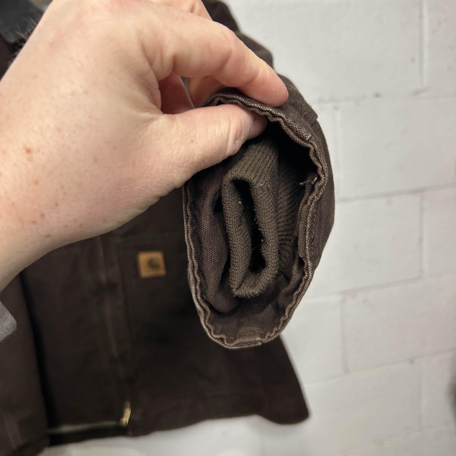 Vintage Carhartt Sherpa-Lined Ridge Jacket “Dark Brown” C61 DKB Men’s X-Large