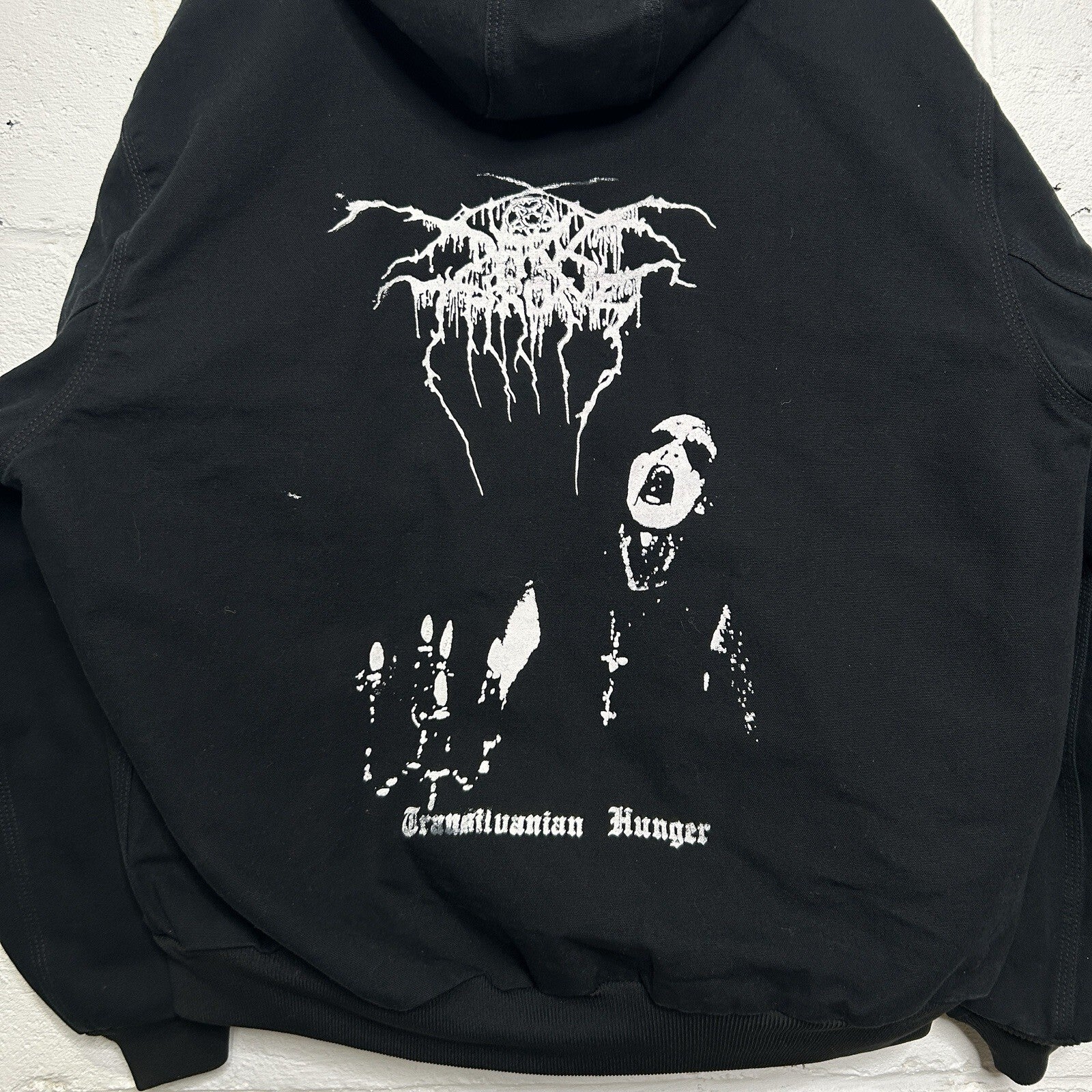 Y2K Carhartt Thermal-Lined Hooded Active Jacket “Black” J131 BLK Dark Throne