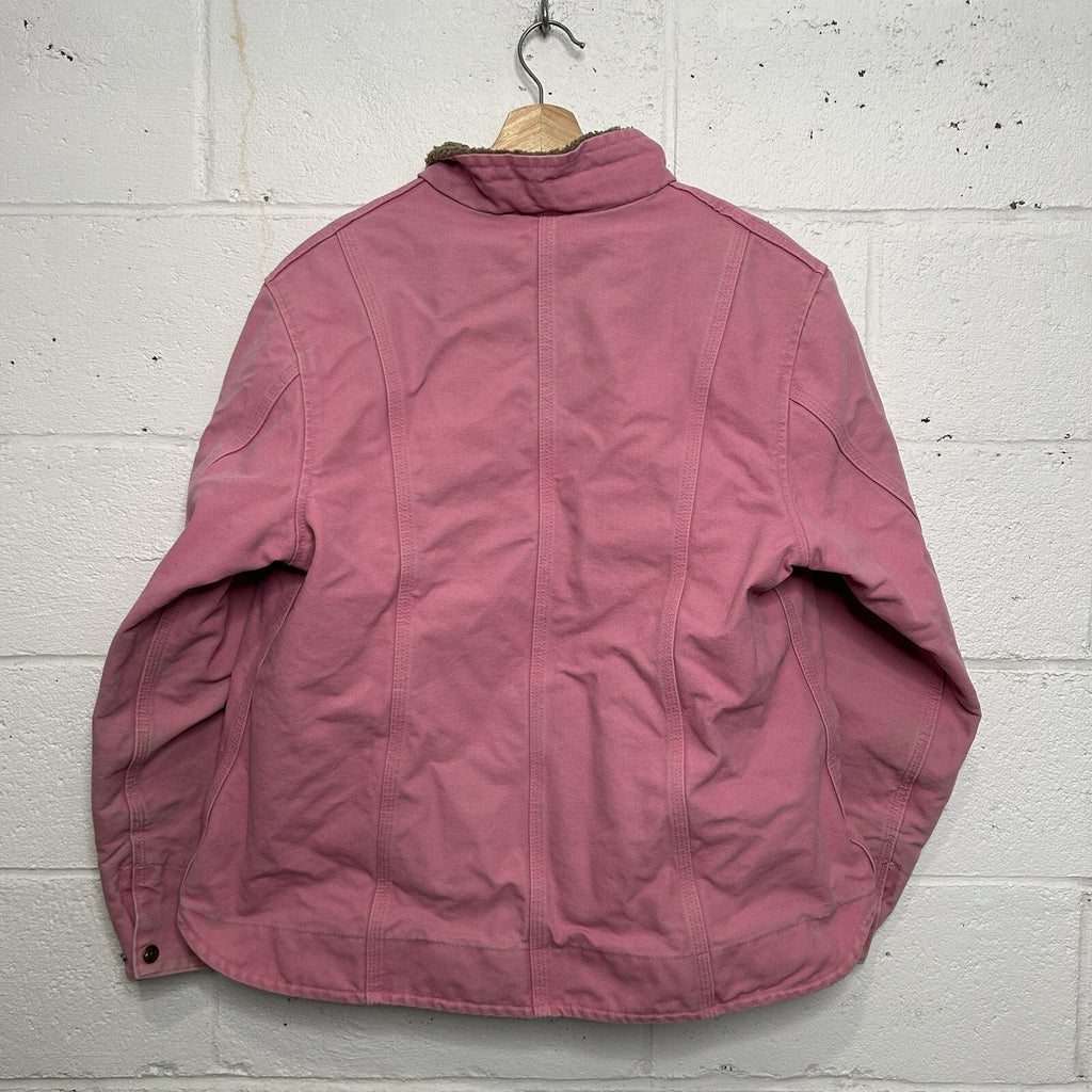 Vintage Carhartt Sherpa-Lined Canyon Jacket “Pink Rose” WJ022 PKR Women’s XL