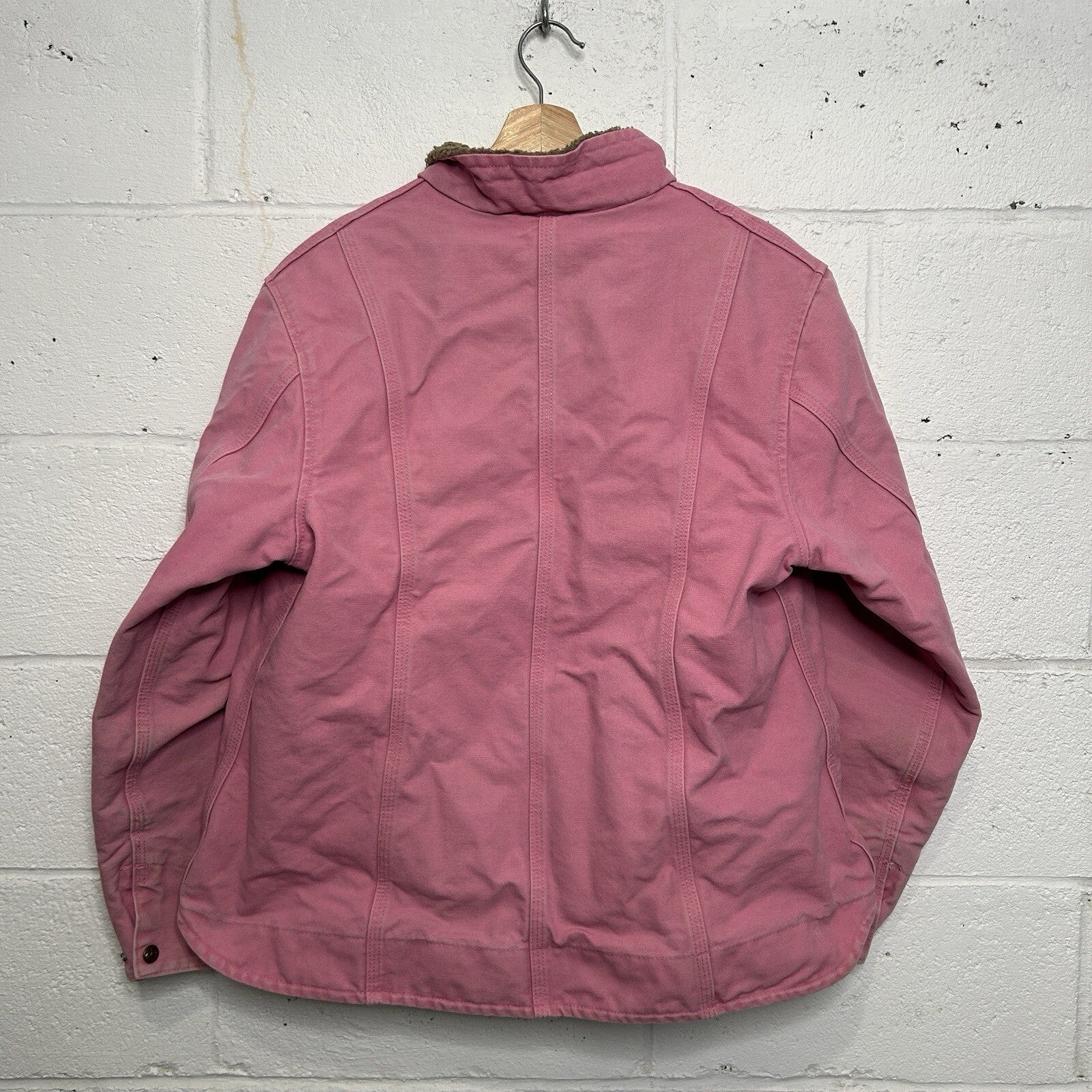 Vintage Carhartt Sherpa-Lined Canyon Jacket “Pink Rose” WJ022 PKR Women’s XL