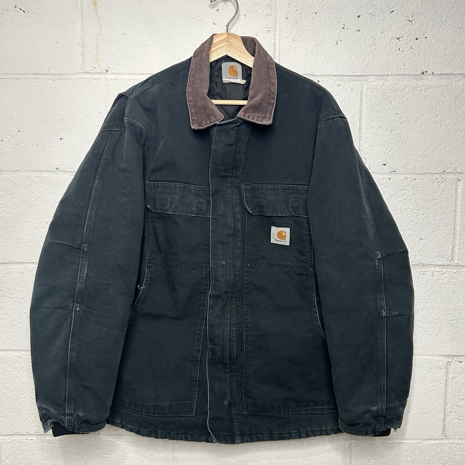 Vintage Carhartt Quilted Artic Jacket “Black” C03 BLK Men’s 42/Large Worn