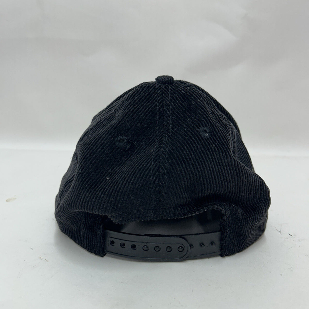 Vintage Bull Durham Corduroy Snap-Back Baseball Cap Adjustable “Black”