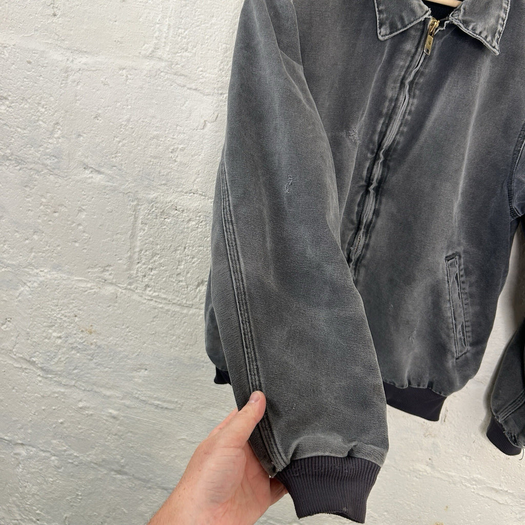 Vintage Carhartt Mesh-Lined Santa Fe Bomber Jacket “Petrol” J102 PTL Men’s Small
