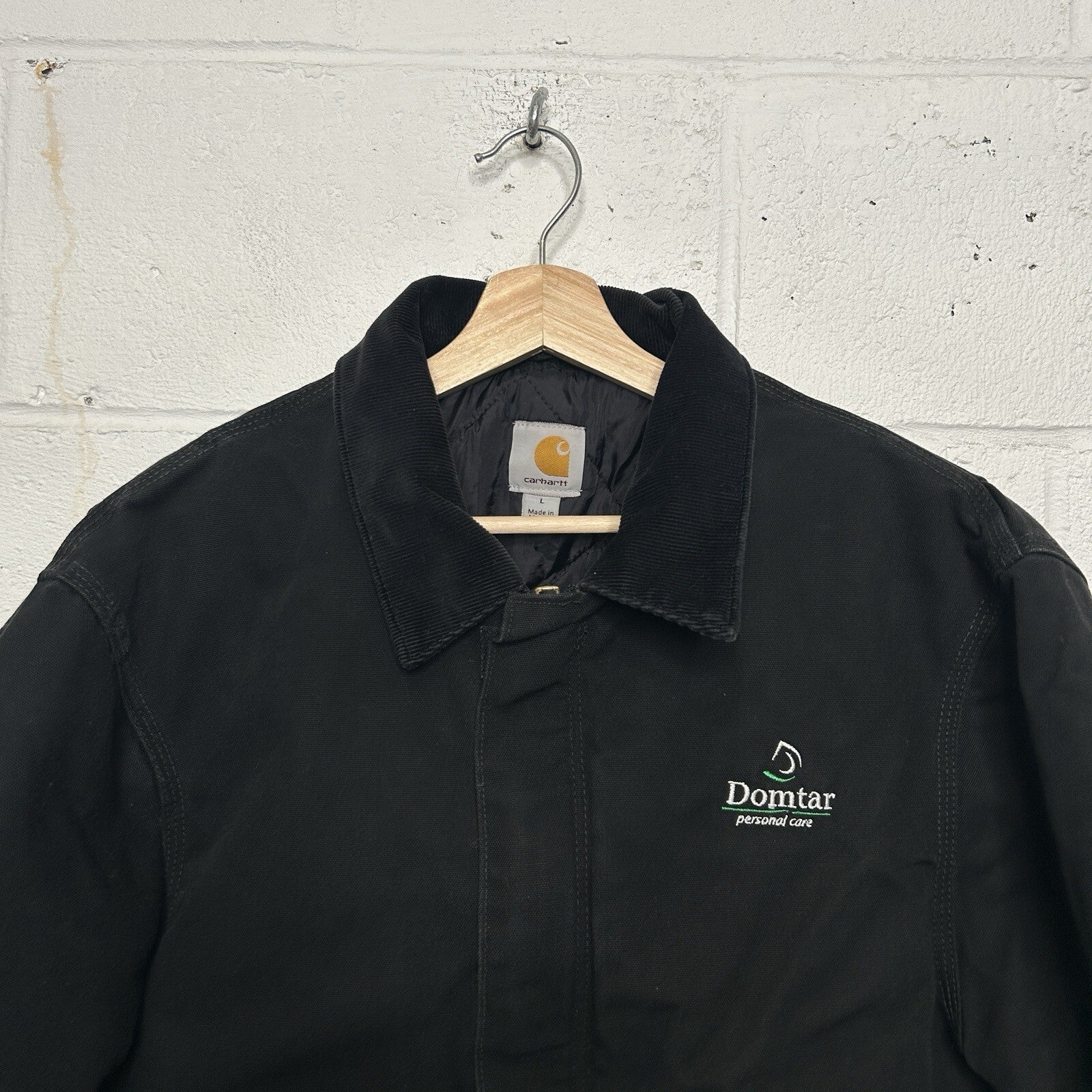 Y2K Carhartt Quilt-Lined Artic Jacket “Black” J002 BLK Men’s Large