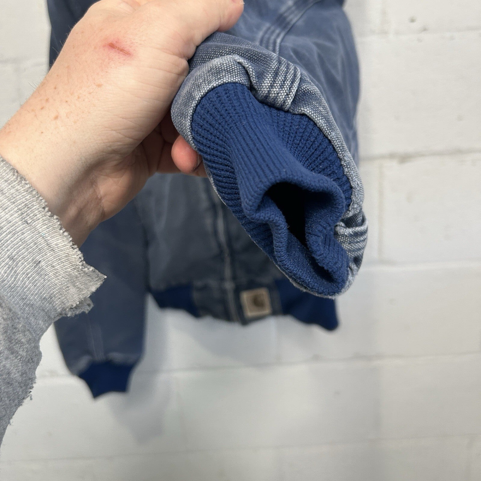 Vintage Carhartt Quilted Santa Fe Jacket “Blue” J14 BLU Men’s Medium Rare