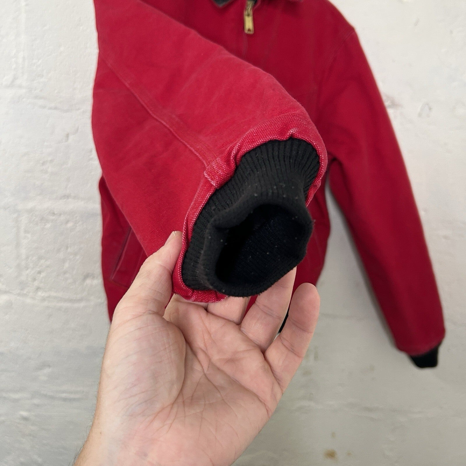 Vintage Carhartt Quilted Santa Fe Jacket “Red” J13RED/JQ2100 Men’s Medium