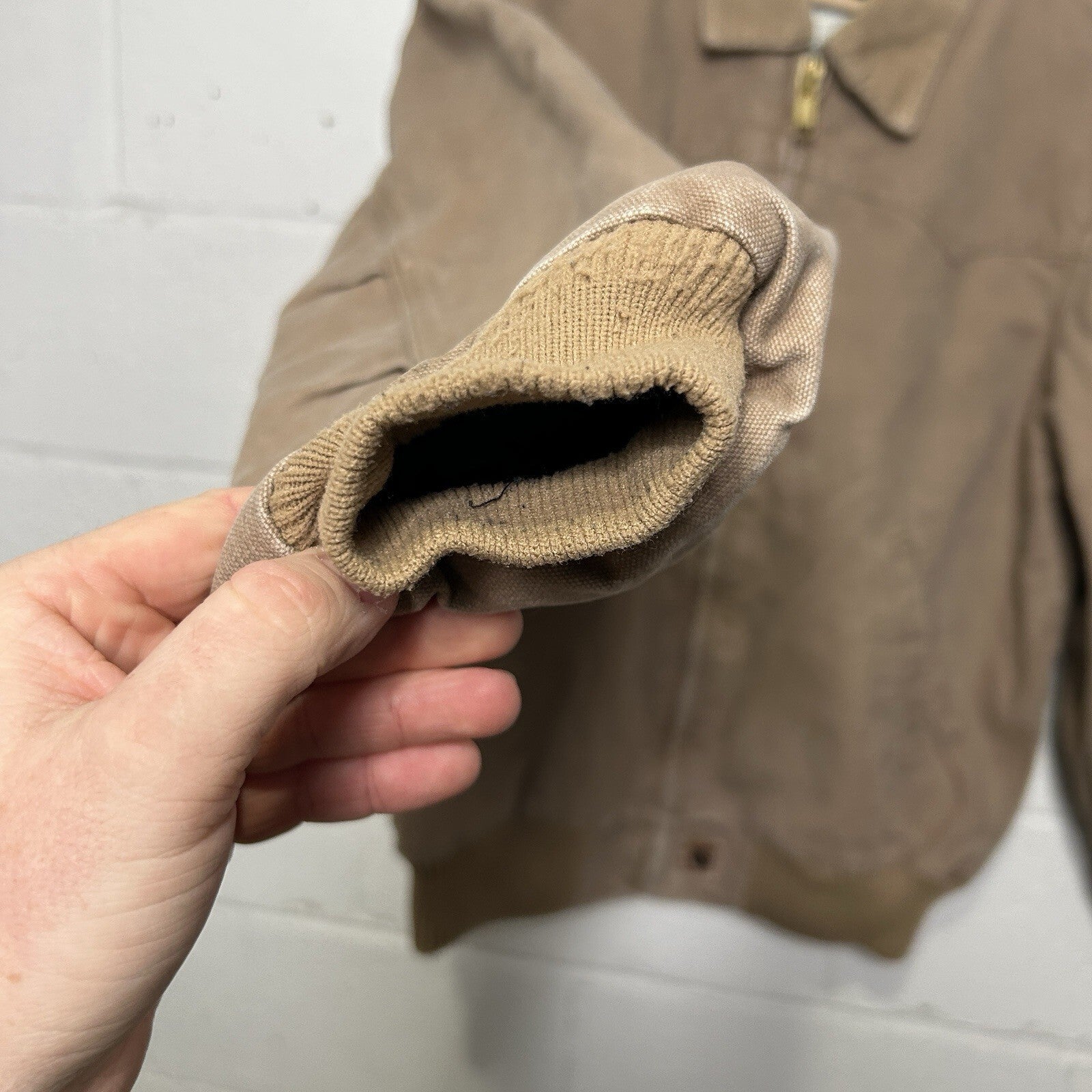 Vintage Carhartt Quilted Santa Fe Jacket “Saddle” J14 SDL Men’s Medium