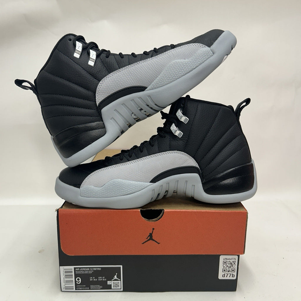 Nike Air Jordan 12 Retro “Barons/Black Wolf Grey White” CT8013-010 Men’s 9 New