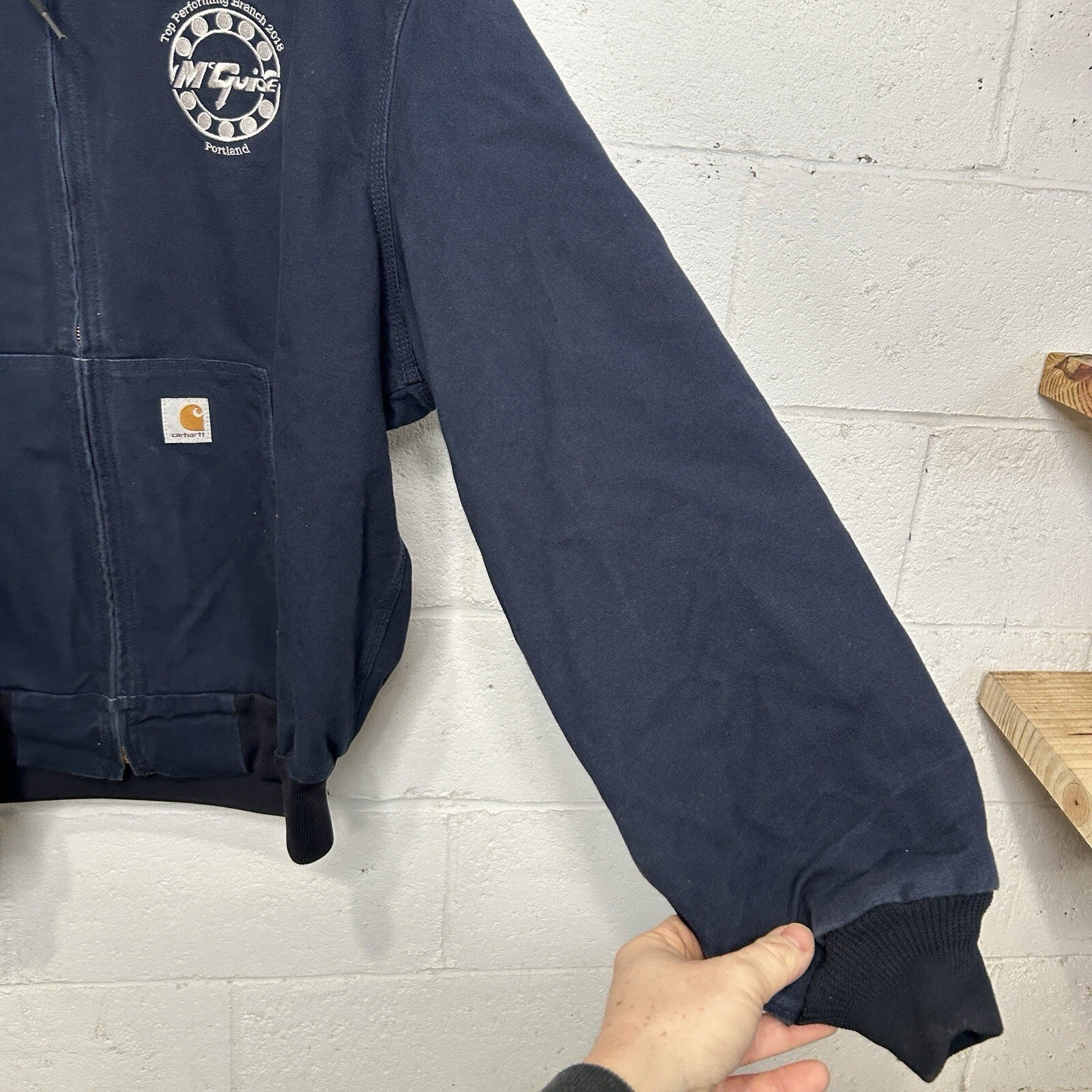 Carhartt Thermal-Lined Hooded Active Jacket “Dark Navy” J131 DNY Men’s X-Large