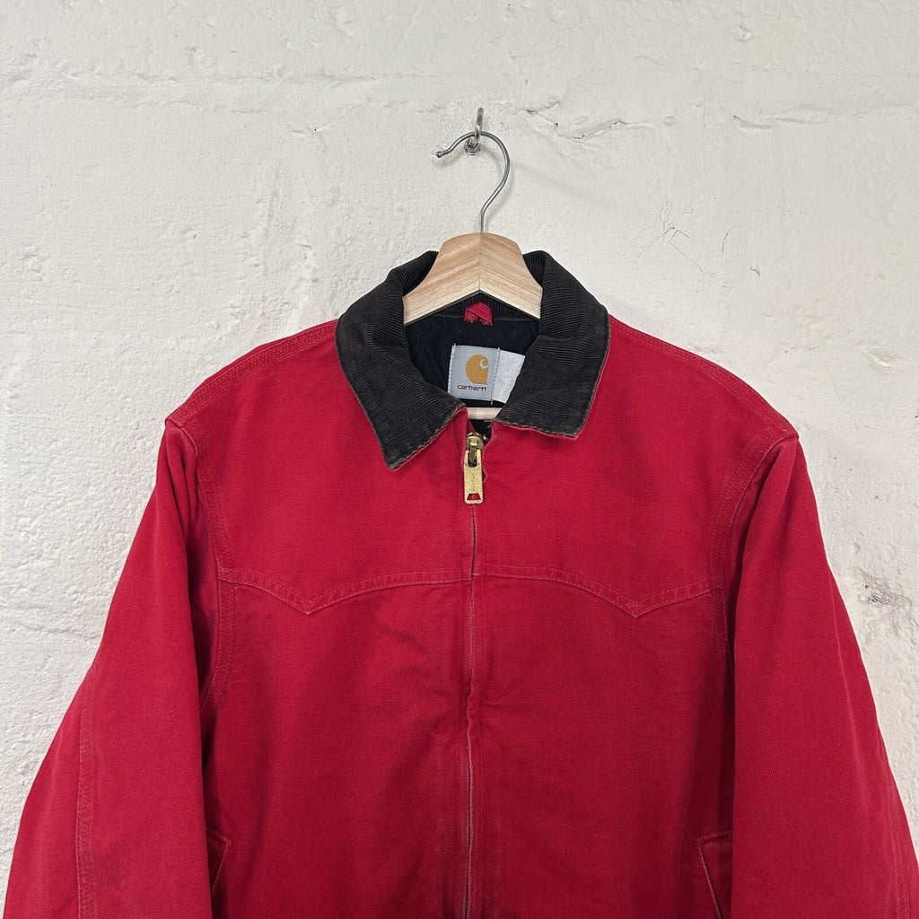 Vintage Carhartt Quilted Santa Fe Jacket “Red” J13RED/JQ2100 Men’s Medium