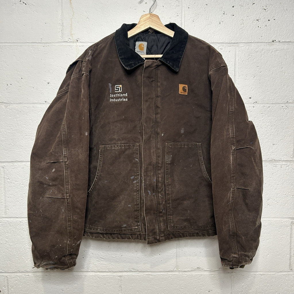Vintage Carhartt Quilted Traditional Jacket “Dark Brown” J22 DKB Men’s X-Large