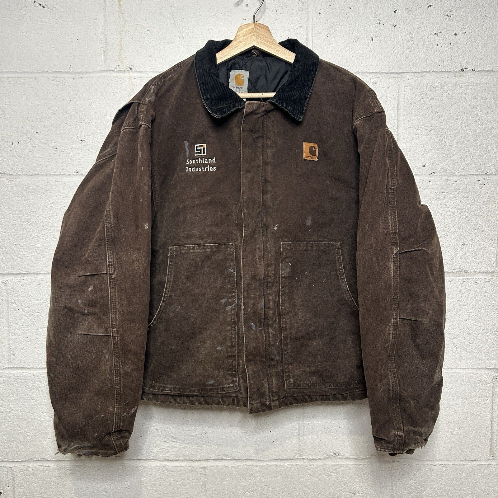 Vintage Carhartt Quilted Traditional Jacket “Dark Brown” J22 DKB Men’s X-Large