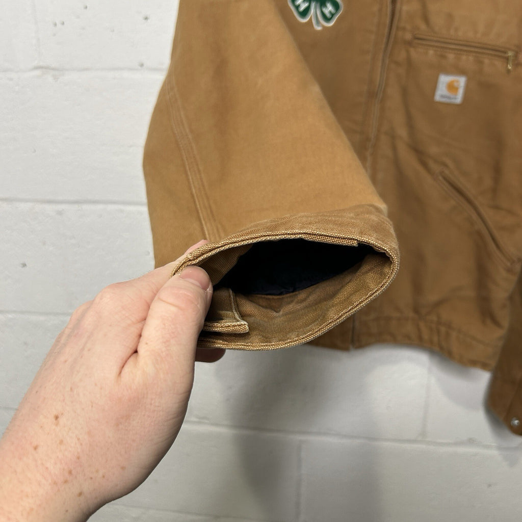Carhartt Blanket-Lined Detroit Jacket “Brown” 4H J001 BRN Men’s Small USA