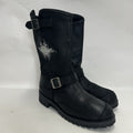 Harley Davidson Embroidered Flames Biker Engineer Boots “Black” Men’s 12