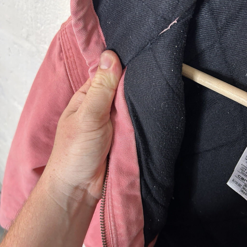 Y2K Carhartt Hooded Active Jacket “Sherbet Pink” WJ130 SBT Women’s Medium
