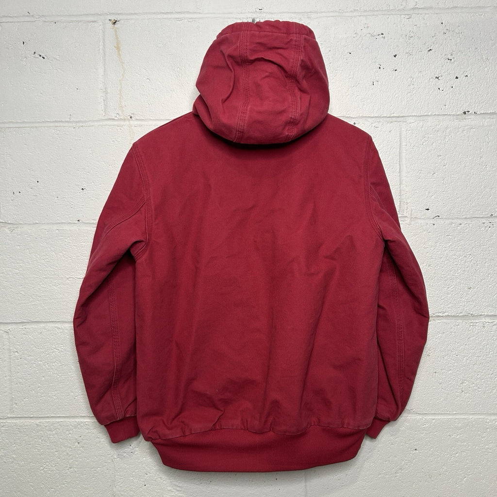 Carhartt Quilted Camo-Lined Hooded Active Jacket “Crabapple” 101732-624 Small