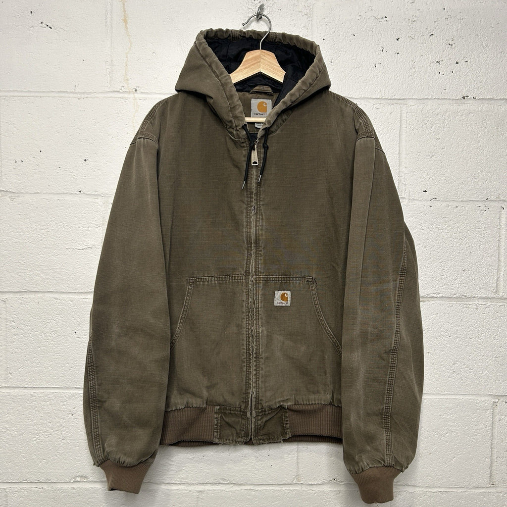 Vintage Carhartt Quilted Ripstop Active Jacket “Coffee Brown” 100108 909 Men’s L