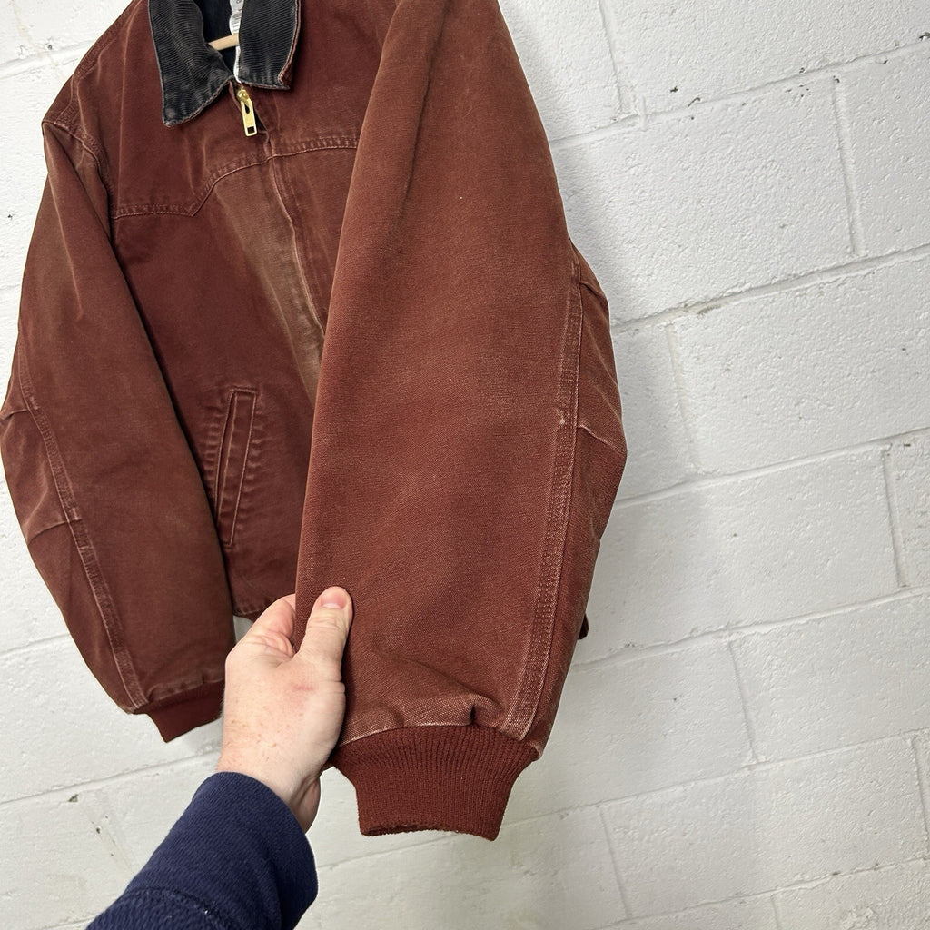 Vintage Carhartt Quilted Santa Fe Jacket “Clay Red” J14 CLY Men’s Medium