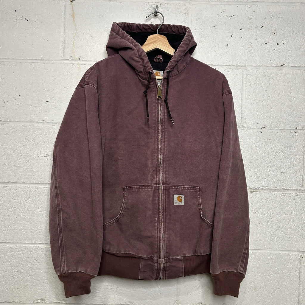 Vintage Carhartt Quilted Active Jacket “Deep Plum” WJ130 DPM Women’s Large